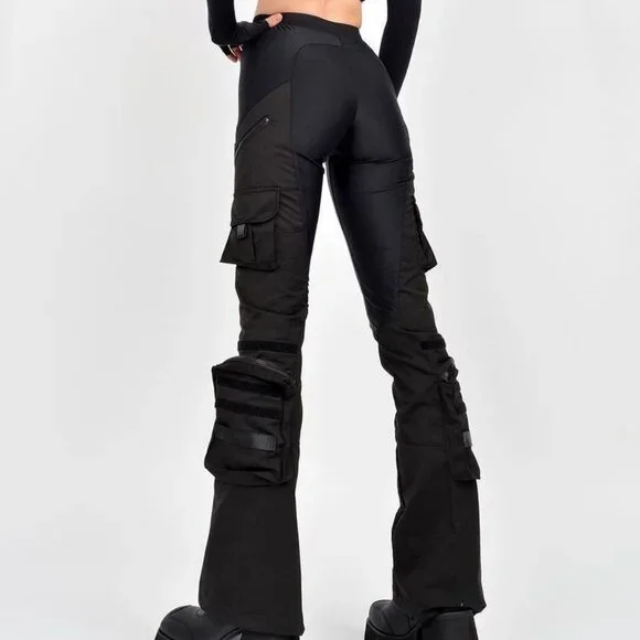 Namilia Techno Stretch Cargo Pants Black Medium - Picture 2 of 7